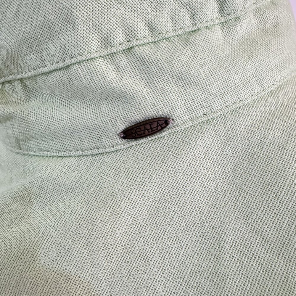 Scala Collection Unisex Mint Green Canvas Wide Ad… - image 3